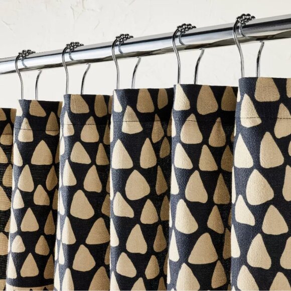 Chips Shower Curtain - Opalhouse™ designed by Jungalow™: Geometric Pattern NWT - Picture 3 of 4